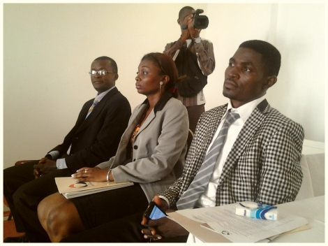Jean, Frieda et Roger les lauréats du programme de parrainage des jeunes entrepreneurs camerounais 2011 et 2012 qui ont eu un coup de foudre pour Bordeaux
